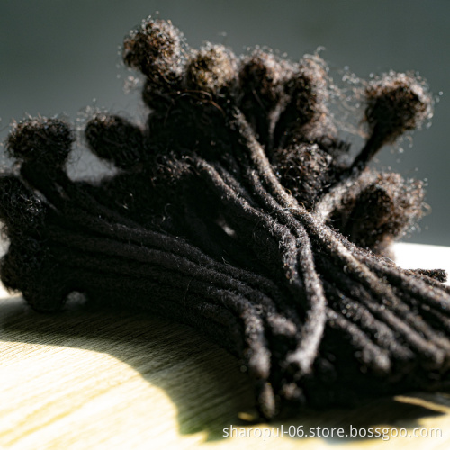 100% pure human hair dread locks crochet braid hair